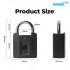 SmartX Tuya SX-PL705 Bluetooth Smart Padlock Fingerprint, Passcode, App and Mechanical Key Unlock